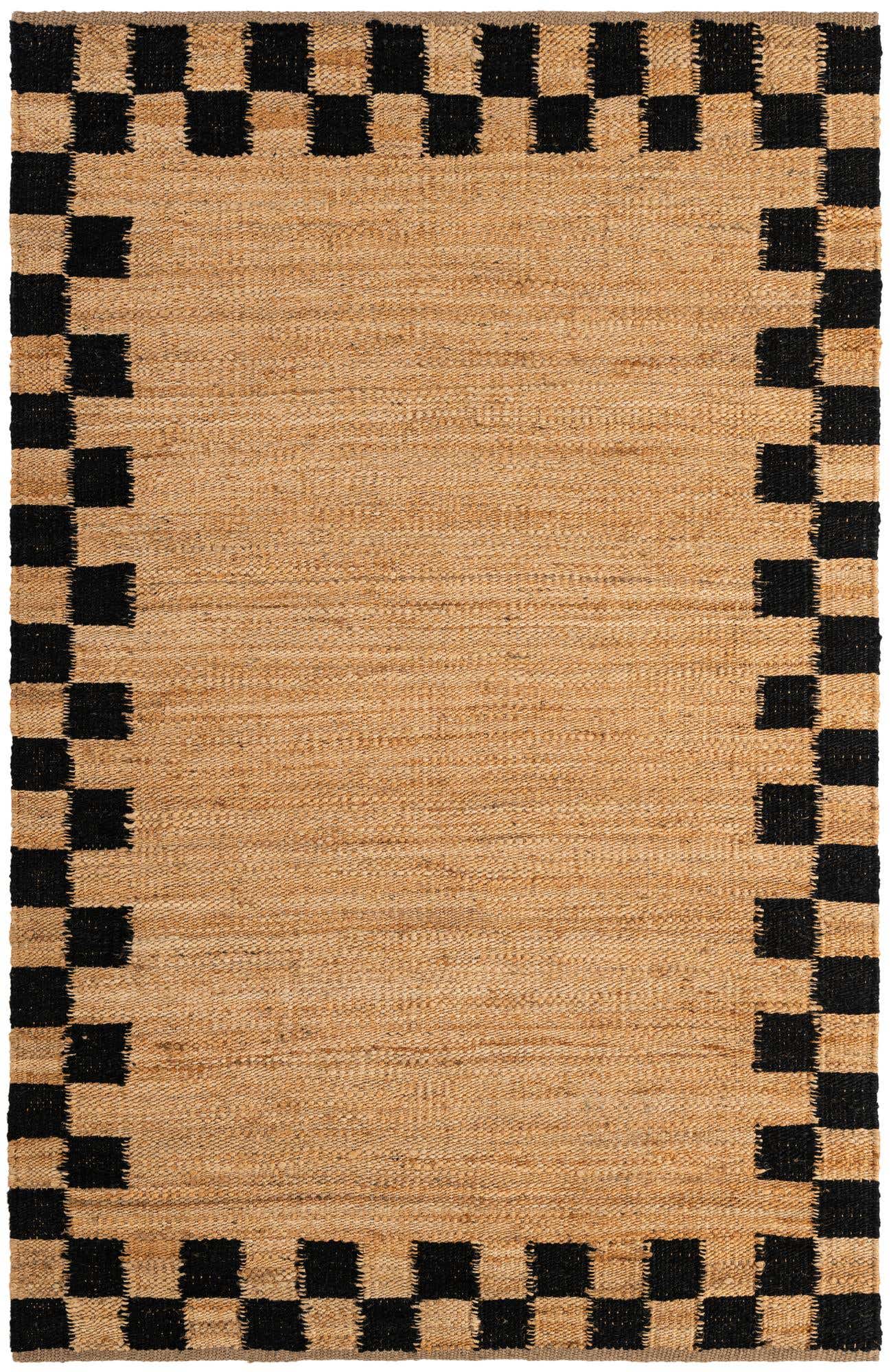 5' 1 x 8' Hand Woven Laurel Handwoven Jute Rug