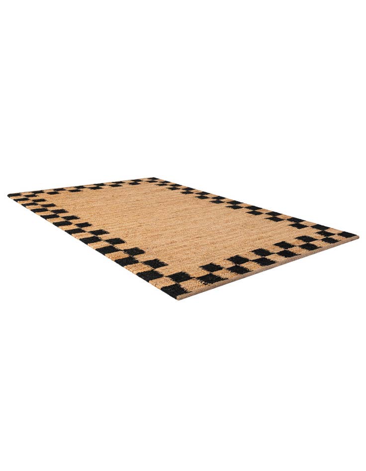 Detail image of 5' 1 x 8' Hand Woven Laurel Handwoven Jute Rug
