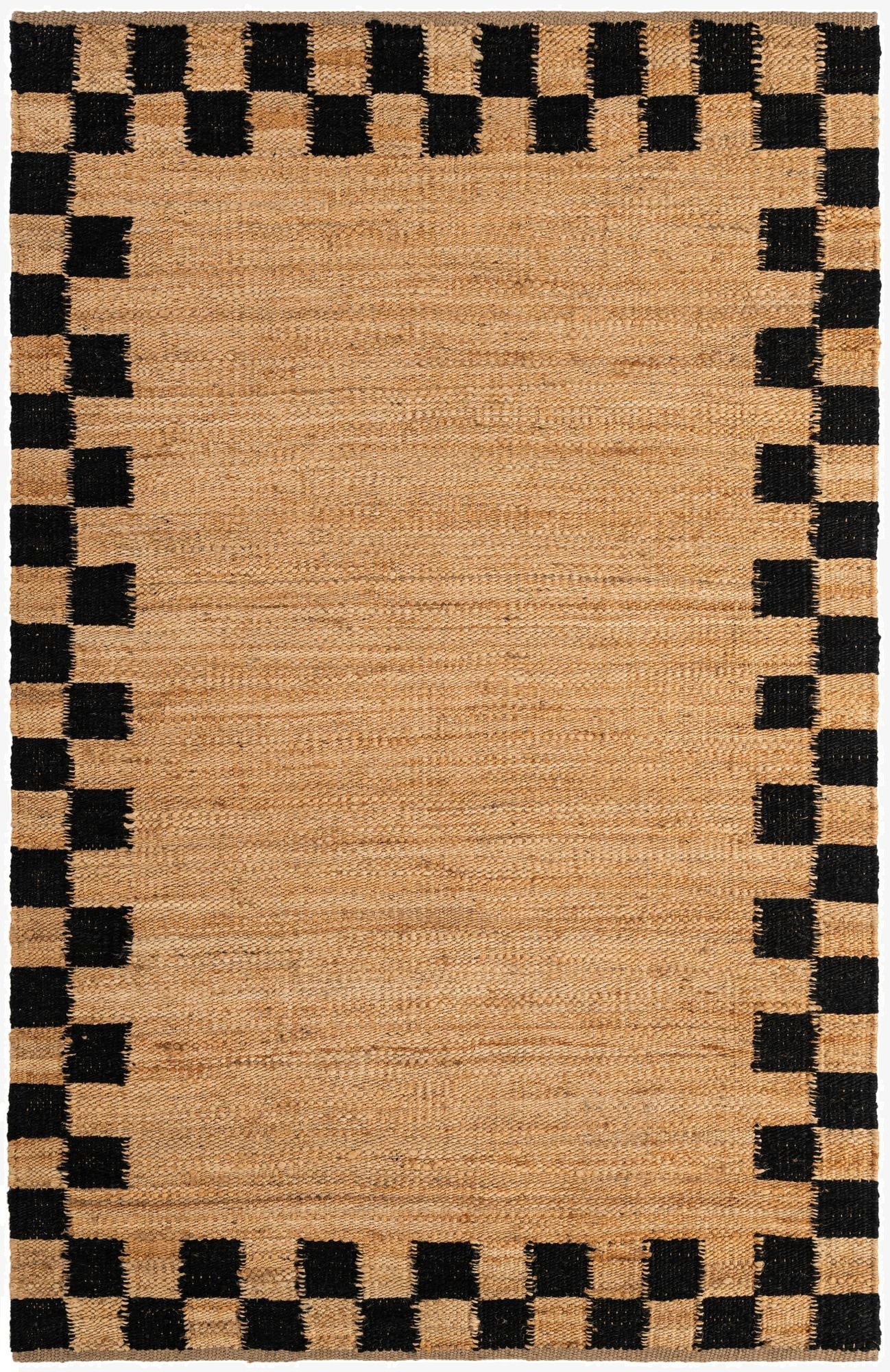 5' 1 x 8'  Hand Woven Laurel Handwoven Jute Rug