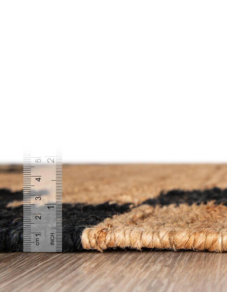Detail image of 2' x 6' 1 Hand Woven Laurel Handwoven Jute Runner Rug