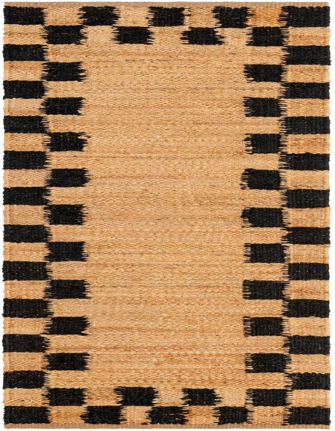 Detail image of 2' x 6' 1 Hand Woven Laurel Handwoven Jute Runner Rug