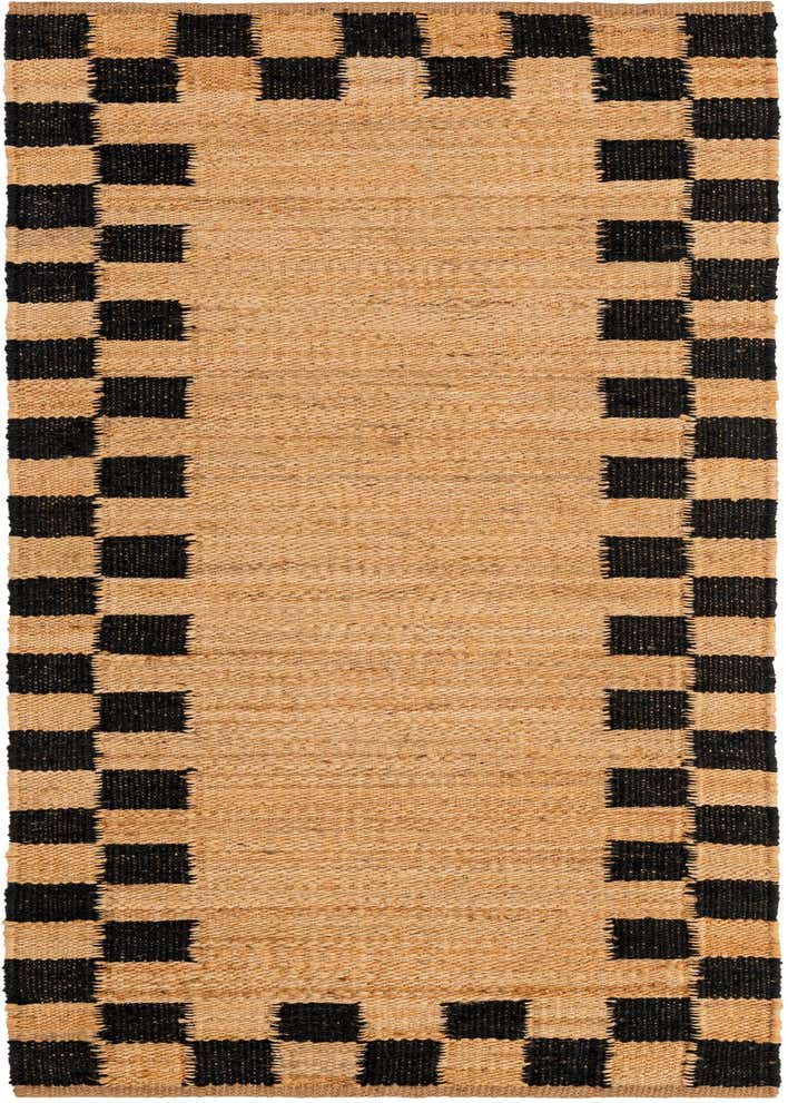 2' 7 x 8' Hand Woven Laurel Handwoven Jute Runner Rug