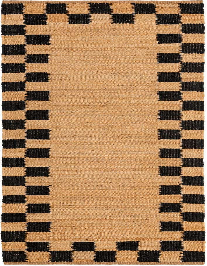 2' 7 x 8' Hand Woven Laurel Handwoven Jute Runner Rug