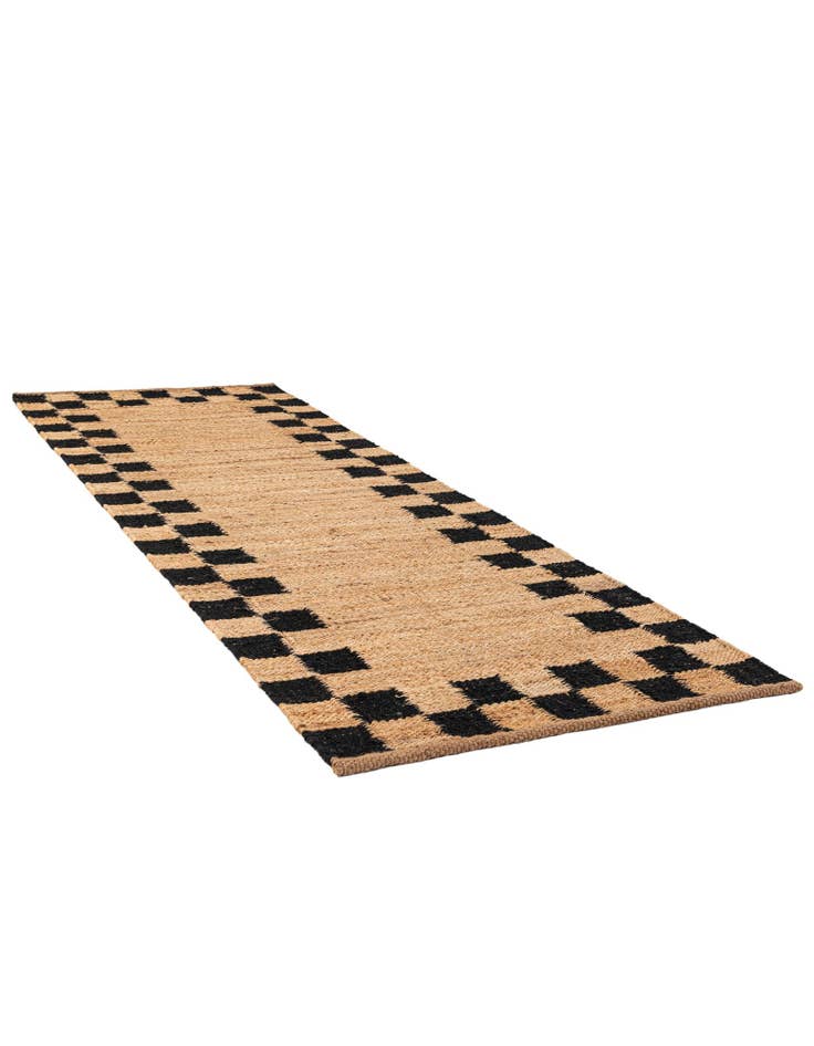 Detail image of 2' 7 x 8'  Hand Woven Laurel Handwoven Jute Runner Rug