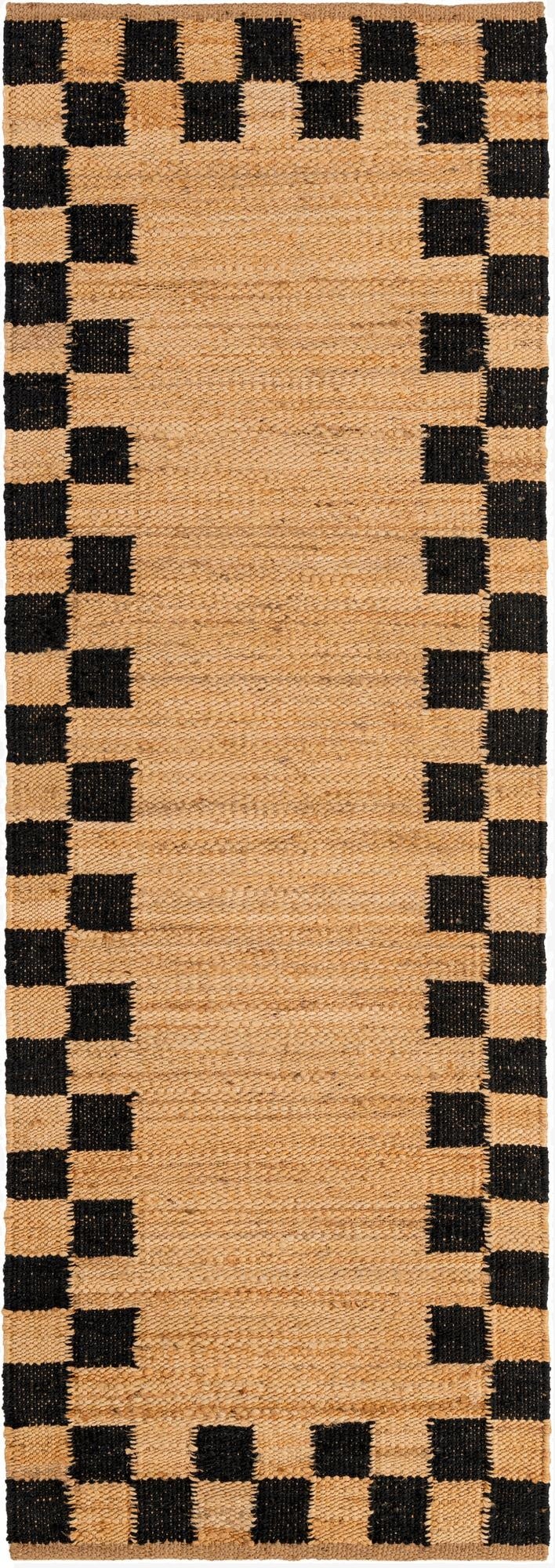 2' 7 x 8'  Hand Woven Laurel Handwoven Jute Runner Rug