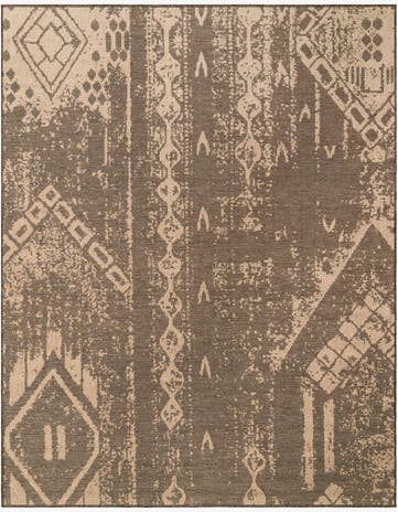 Natural and Brown Dunes Rug