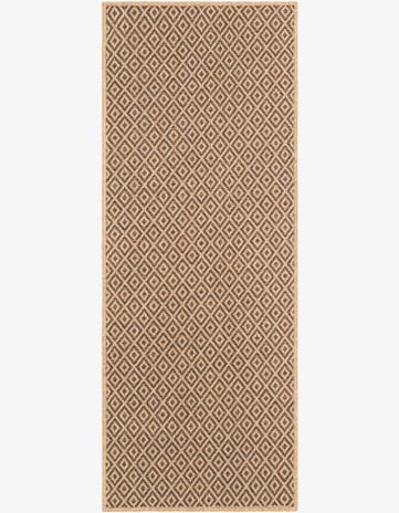 Natural and Brown Dunes Runner Rug