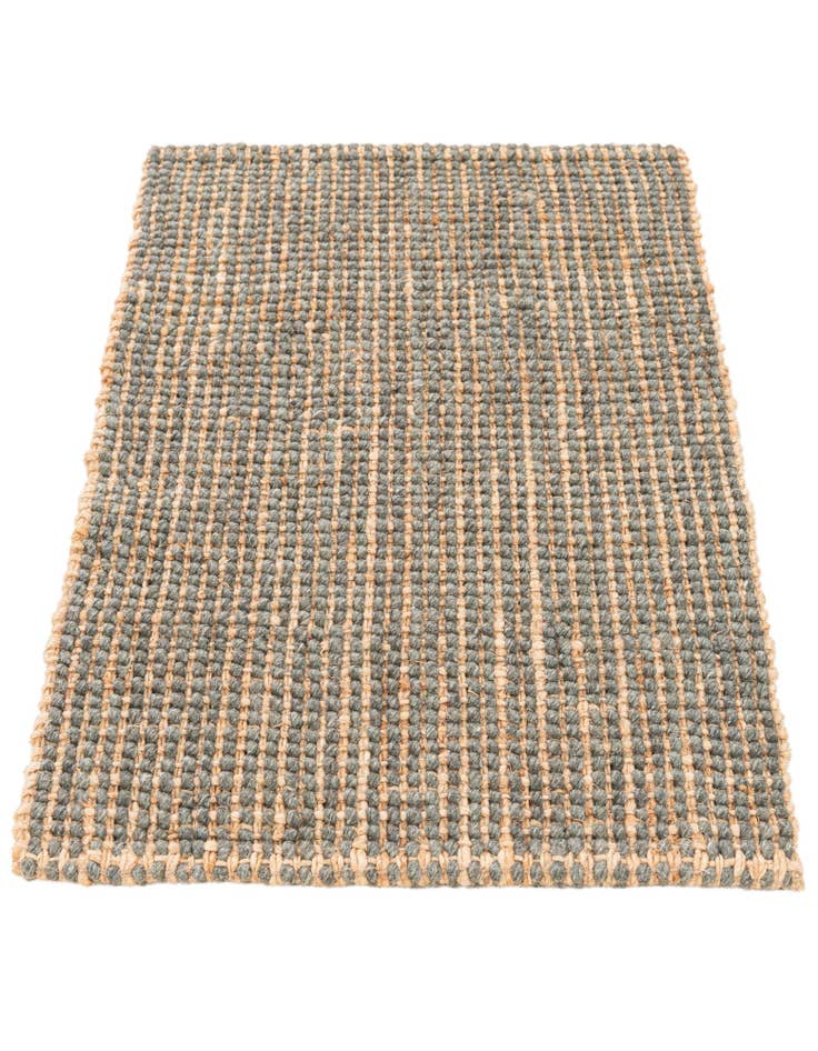 Detail image of 2' 1 x 3' 3 Handmade Braided Jute Rug