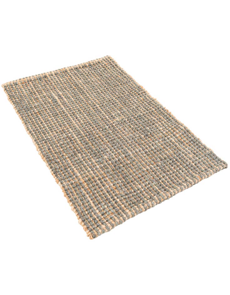 Detail image of 2' 1 x 3' 3 Handmade Braided Jute Rug