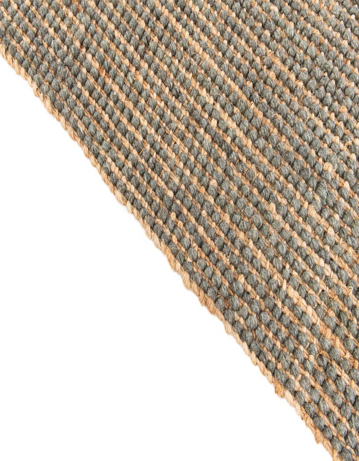 Detail image of 2' 1 x 3' 3 Handmade Braided Jute Rug