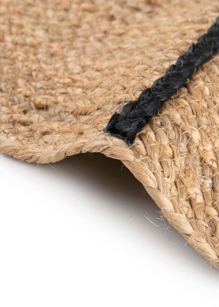 3' 1 x 3' 1 Hand Braided Kids Braided Jute Round Rug