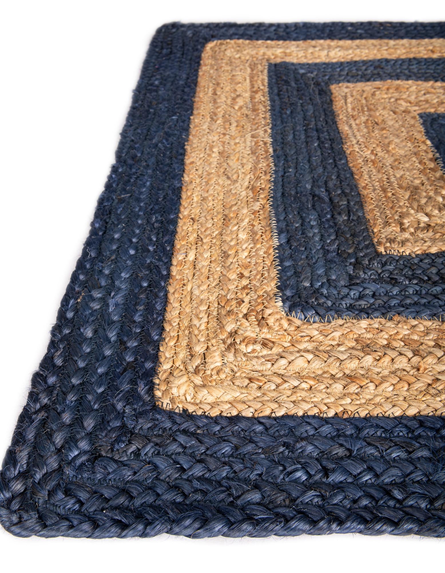 3' 3 x 5' 1 Handmade Braided Jute Rug