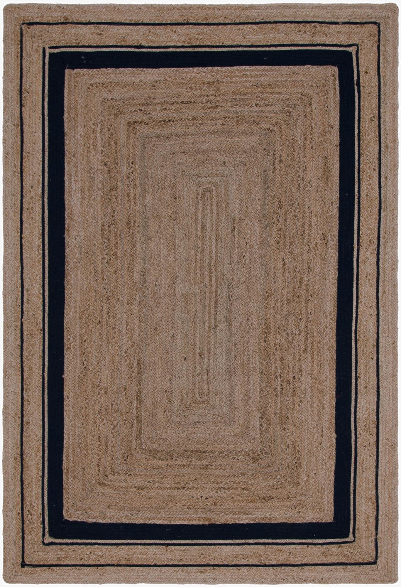 Primary image 6' 1 x 9'  Hand Braided Jute Rug