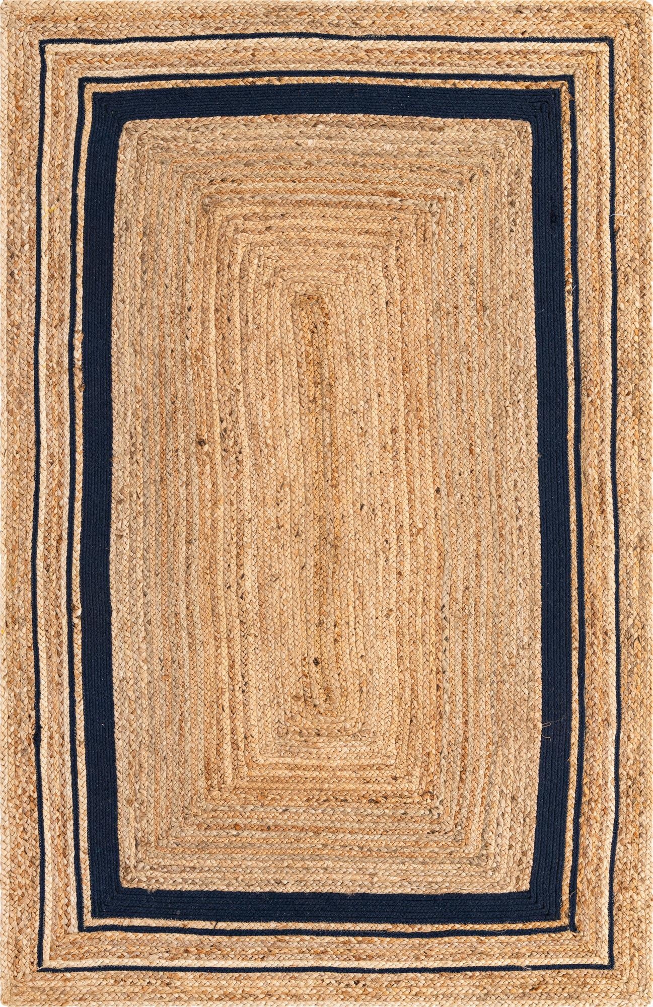 Primary image 5' 1 x 8'  Hand Braided Jute Rug