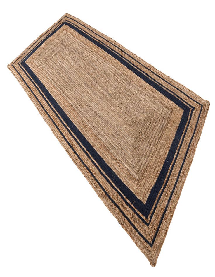 Detail image of 4' 3 x 9' 1  Hand Braided Jute Runner Rug