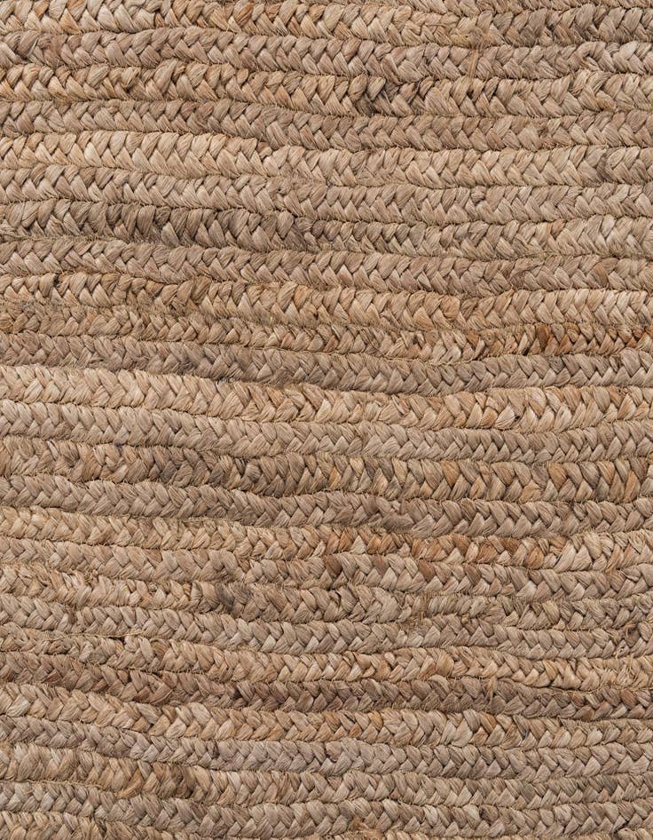 Detail image of 4' 3 x 9' 1  Hand Braided Jute Runner Rug