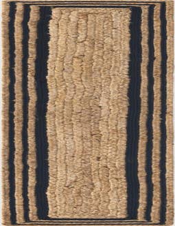 Detail image of 1' 2 x 10'  Hand Braided Jute Table Runner Rug