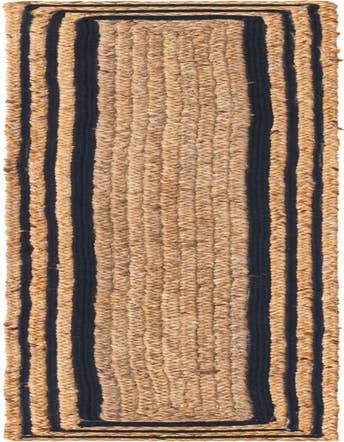 Detail image of 1' 2 x 8'  Hand Braided Jute Table Runner Rug