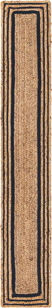 35cm x 245cm Handgefertigt Braided Jute Tischläufer Teppich