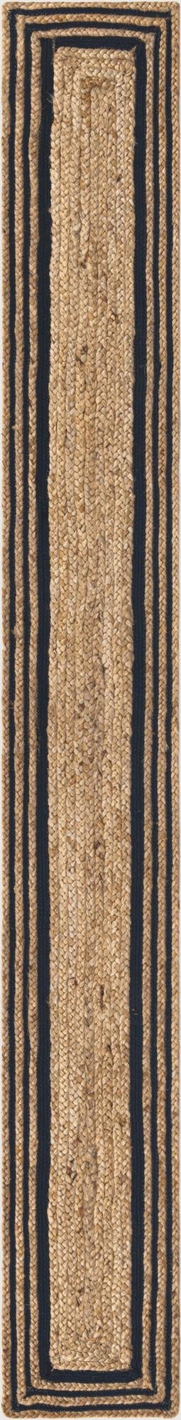 Primary image 1' 2 x 10'  Hand Braided Jute Table Runner Rug