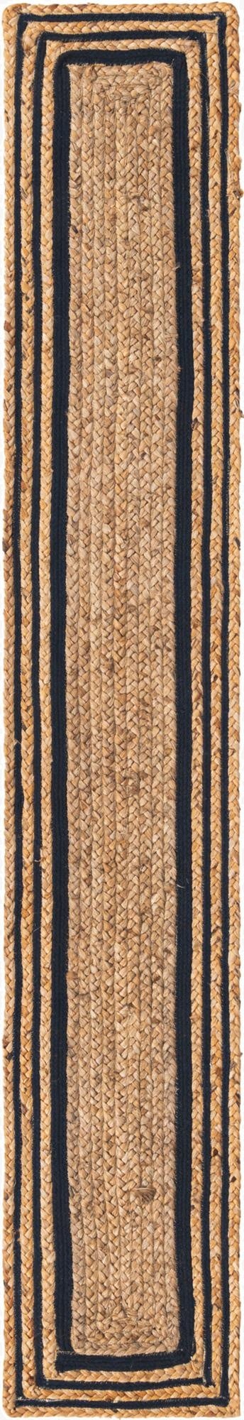 1' 2 x 8'  Hand Braided Jute Table Runner Rug