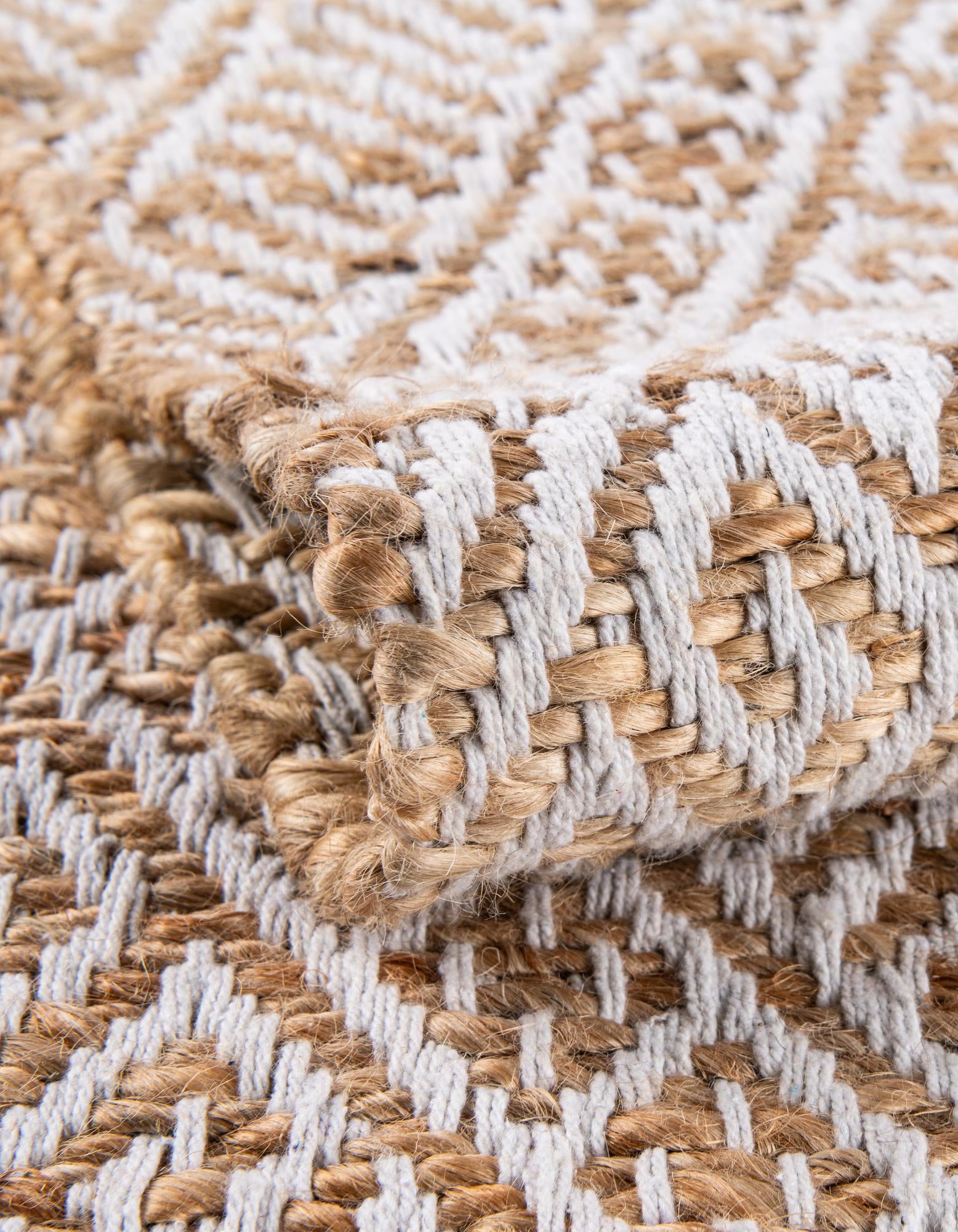 9' x 12' Handmade Braided Jute Rug