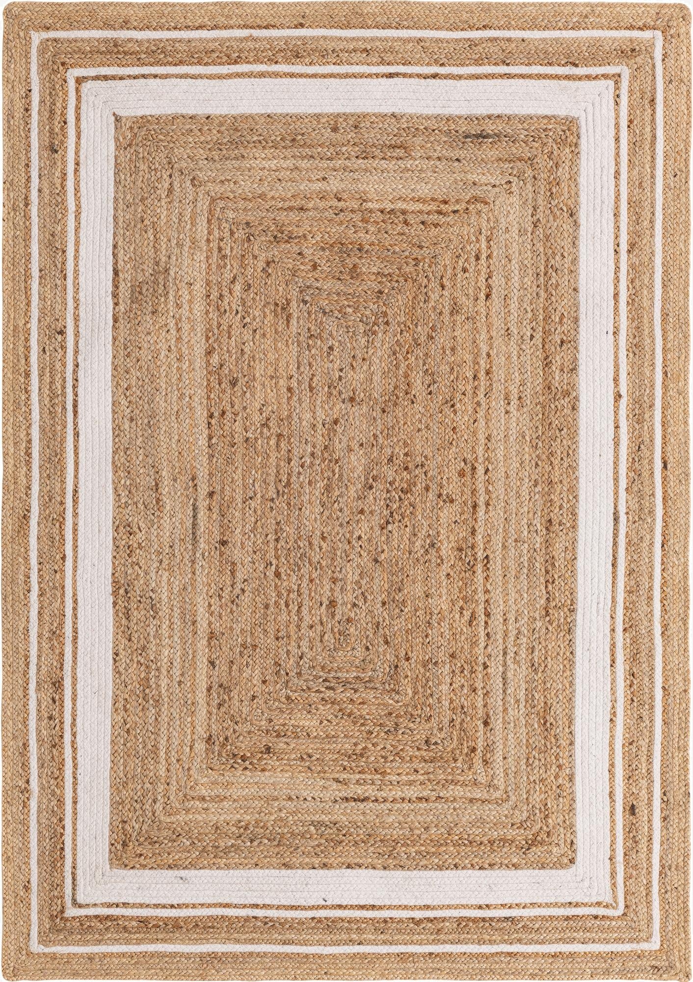 Primary image 5' 1 x 8'  Hand Braided Jute Rug