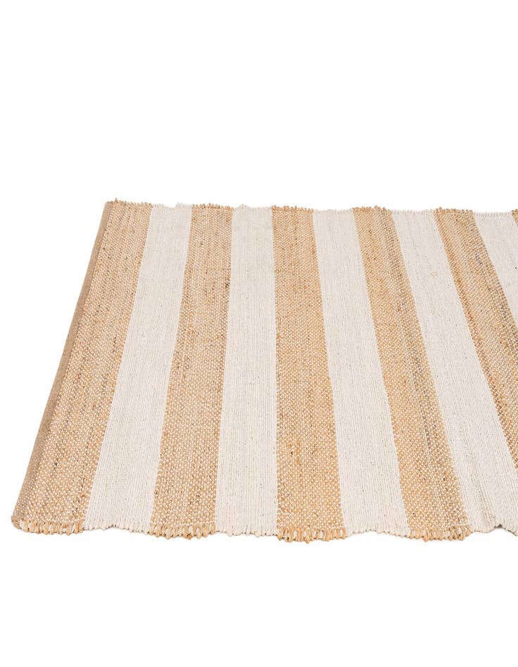 Detail image of 3' x 5' 3 Handmade Hand Braided Jute Rug