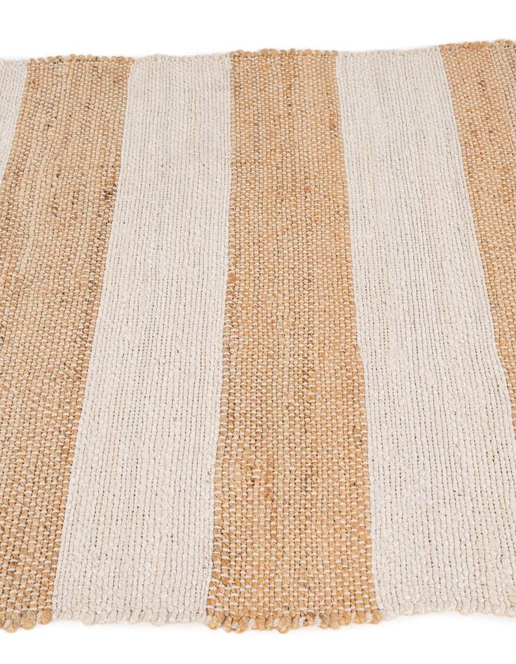 Detail image of 3' x 5' 3 Handmade Hand Braided Jute Rug