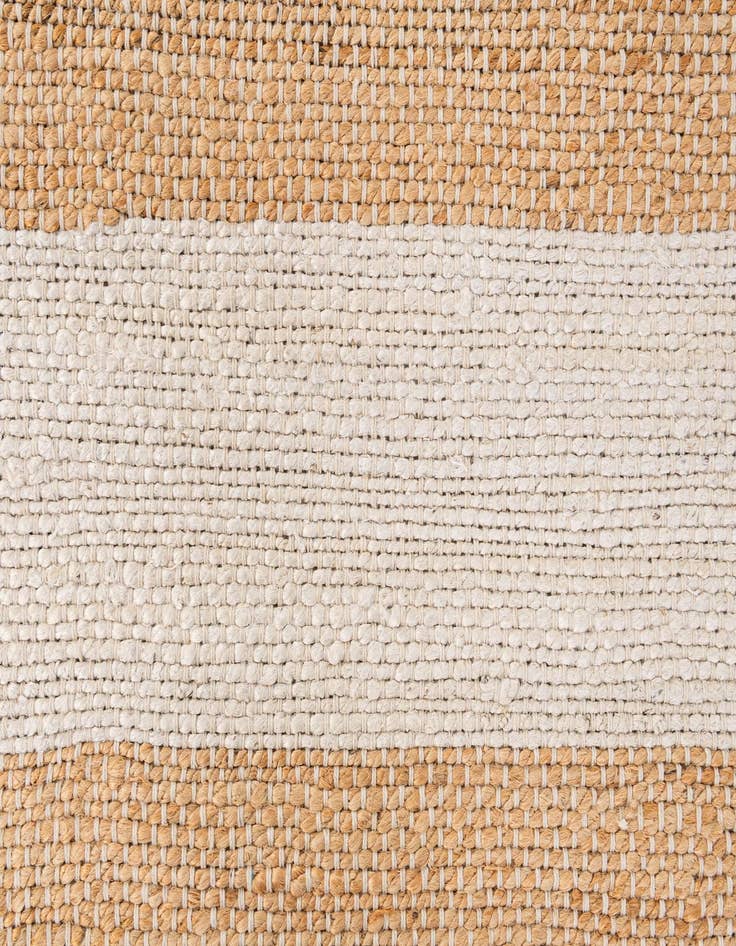 Detail image of 3' x 5' 3 Handmade Hand Braided Jute Rug