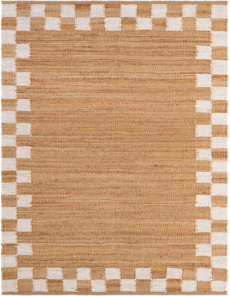 Detail image of 5' 1 x 8' Hand Woven Laurel Handwoven Jute Rug