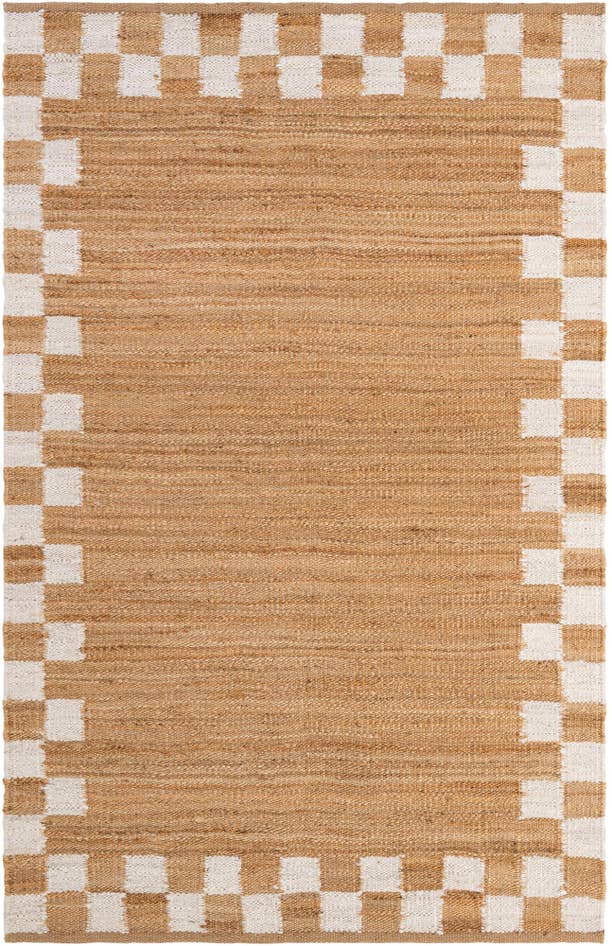 Detail image of 5' 1 x 8' Hand Woven Laurel Handwoven Jute Rug