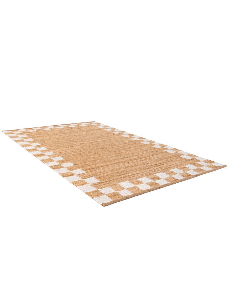 Detail image of 5' 1 x 8'  Hand Woven Laurel Handwoven Jute Rug