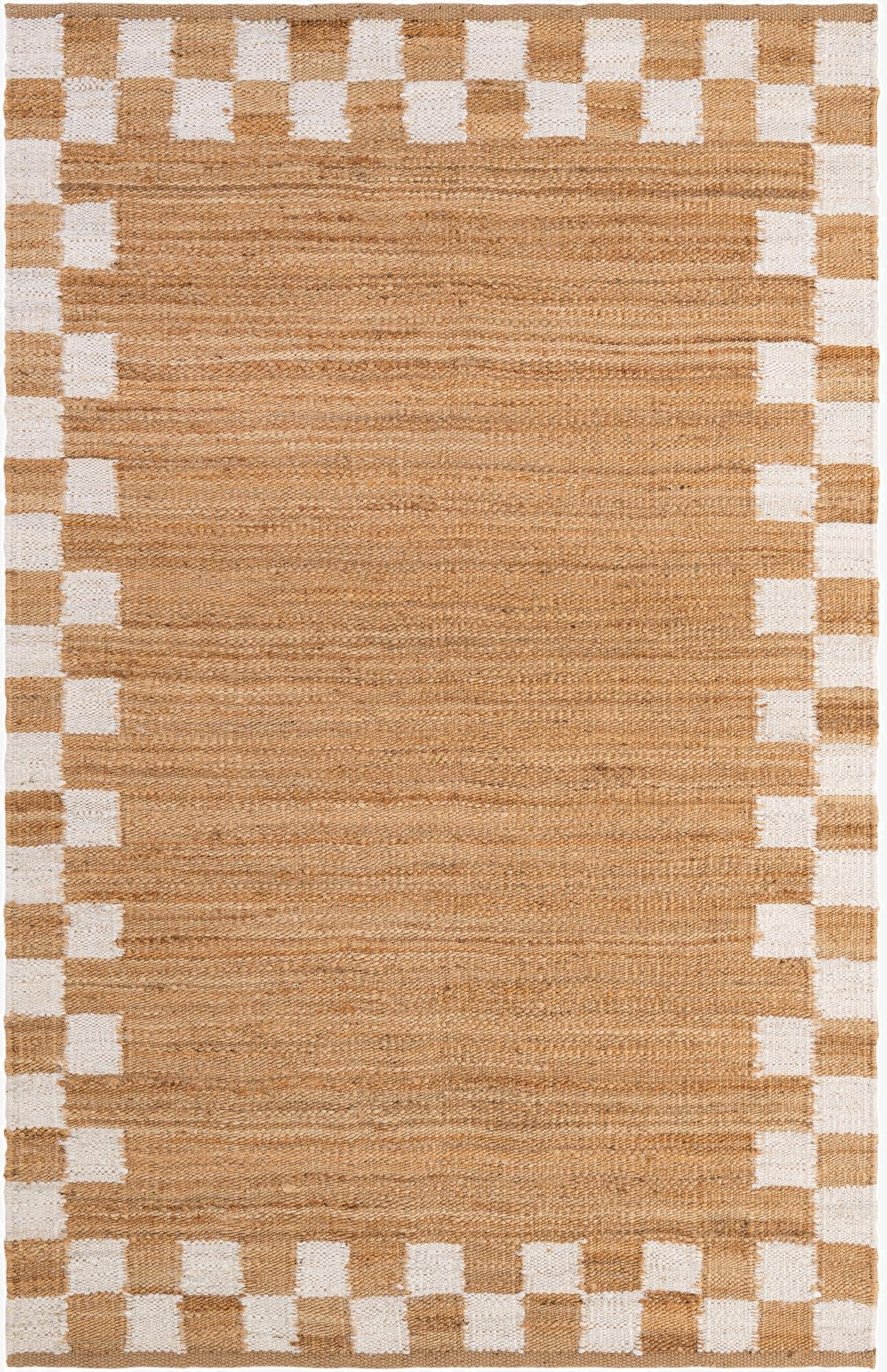 5' 1 x 8'  Hand Woven Laurel Handwoven Jute Rug