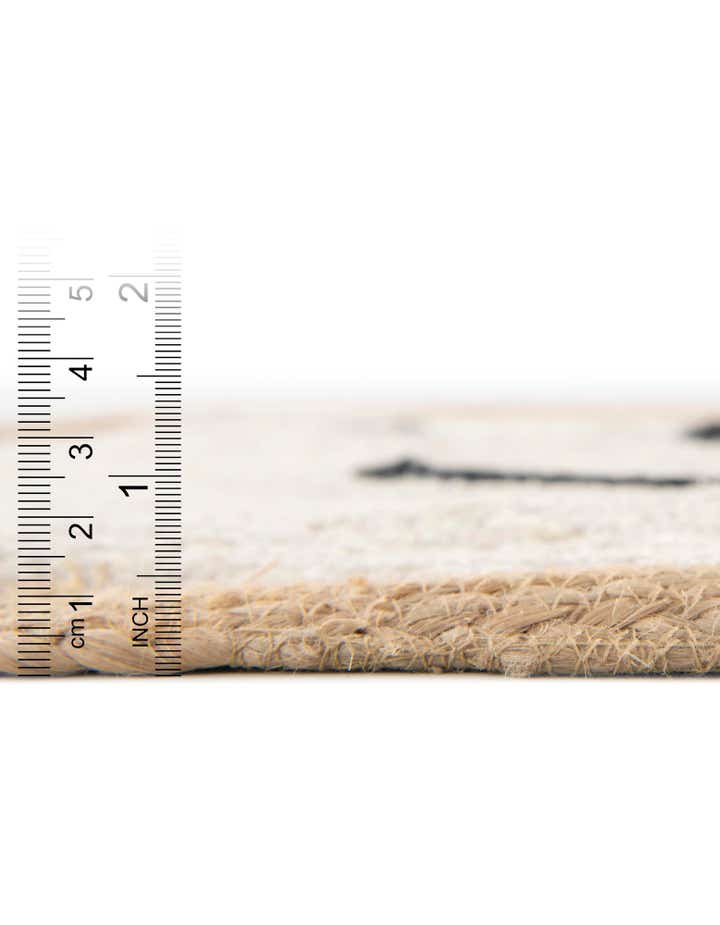 6' 1 x 6' 1 Kids Braided Jute Round Rug