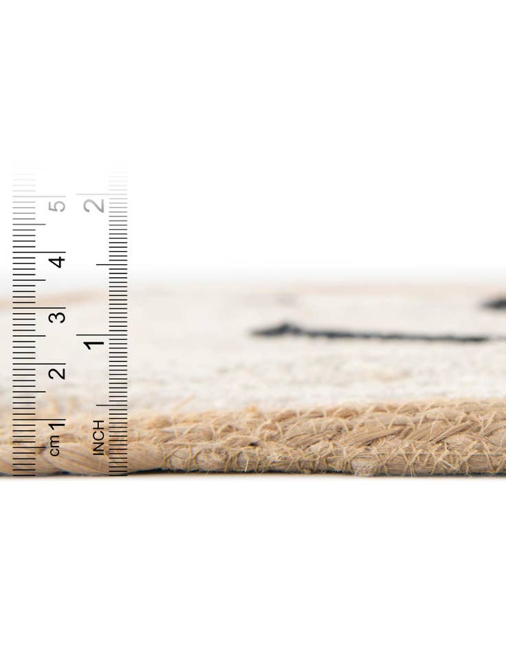 Detail image of 6' 1 x 6' 1 Kids Braided Jute Round Rug