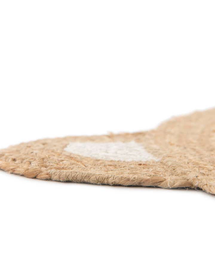6' 1 x 6' 1 Kids Braided Jute Round Rug