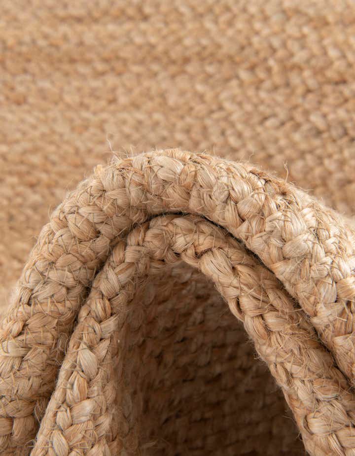 4' 1 x 4' 1 Kids Braided Jute Round Rug