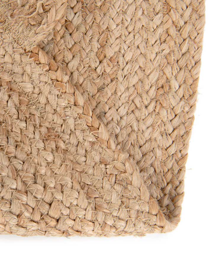 4' 1 x 4' 1 Kids Braided Jute Round Rug
