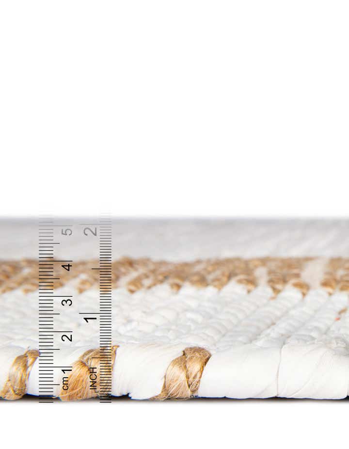 80cm x 305cm Handgewebt Chindi Jute Läufer Teppich
