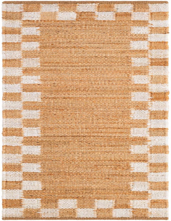 Detail image of 2' x 6' 1 Hand Woven Laurel Handwoven Jute Runner Rug