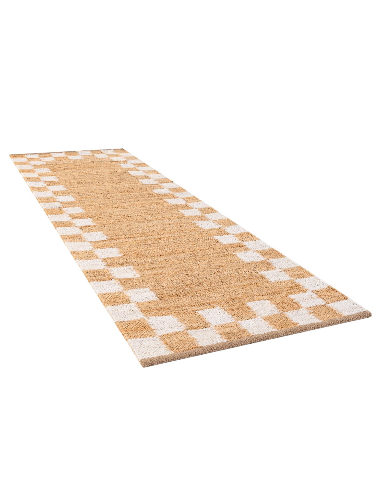 2' 7 x 8' Hand Woven Laurel Handwoven Jute Runner Rug