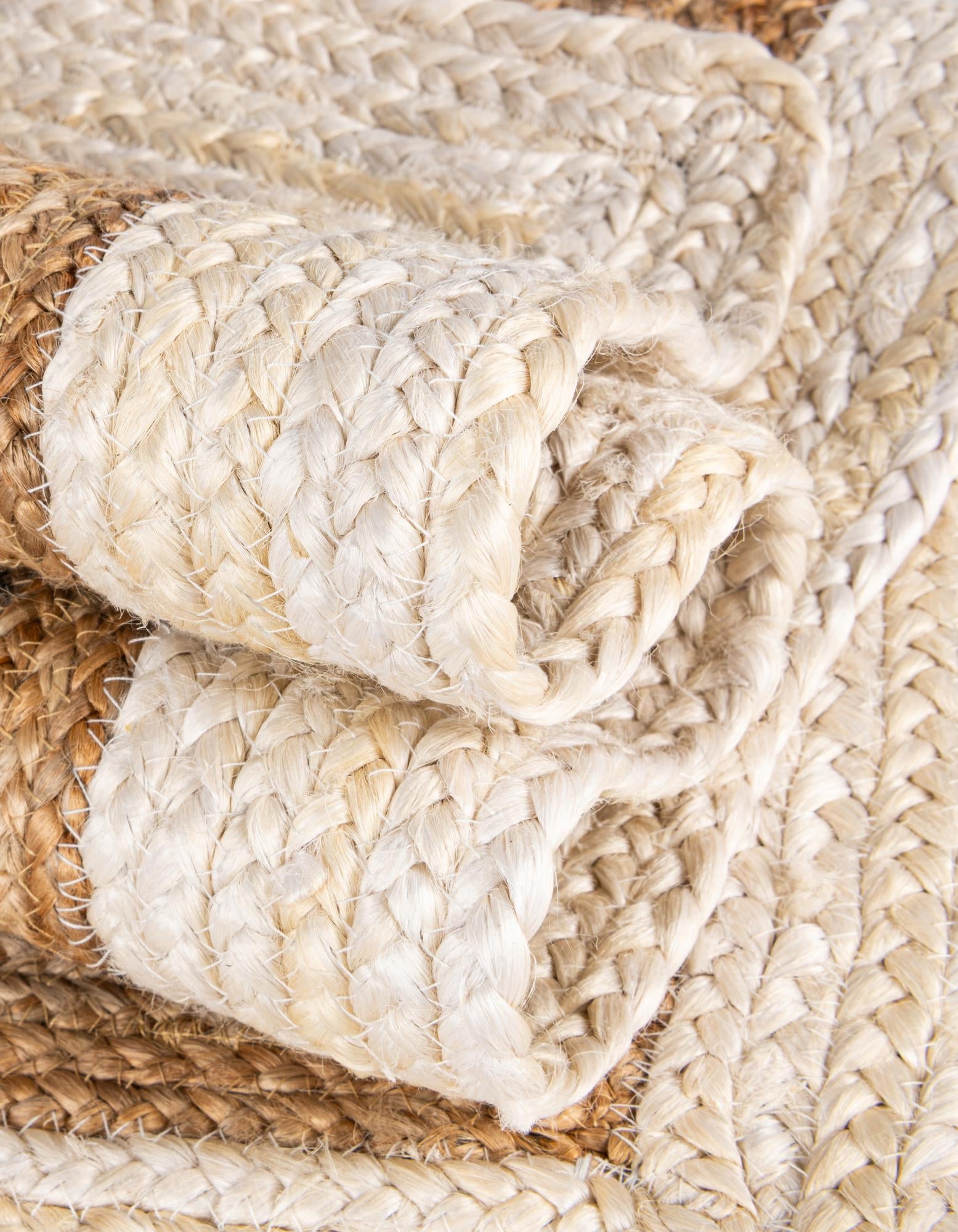 10' x 10' Handmade Braided Jute Square Rug