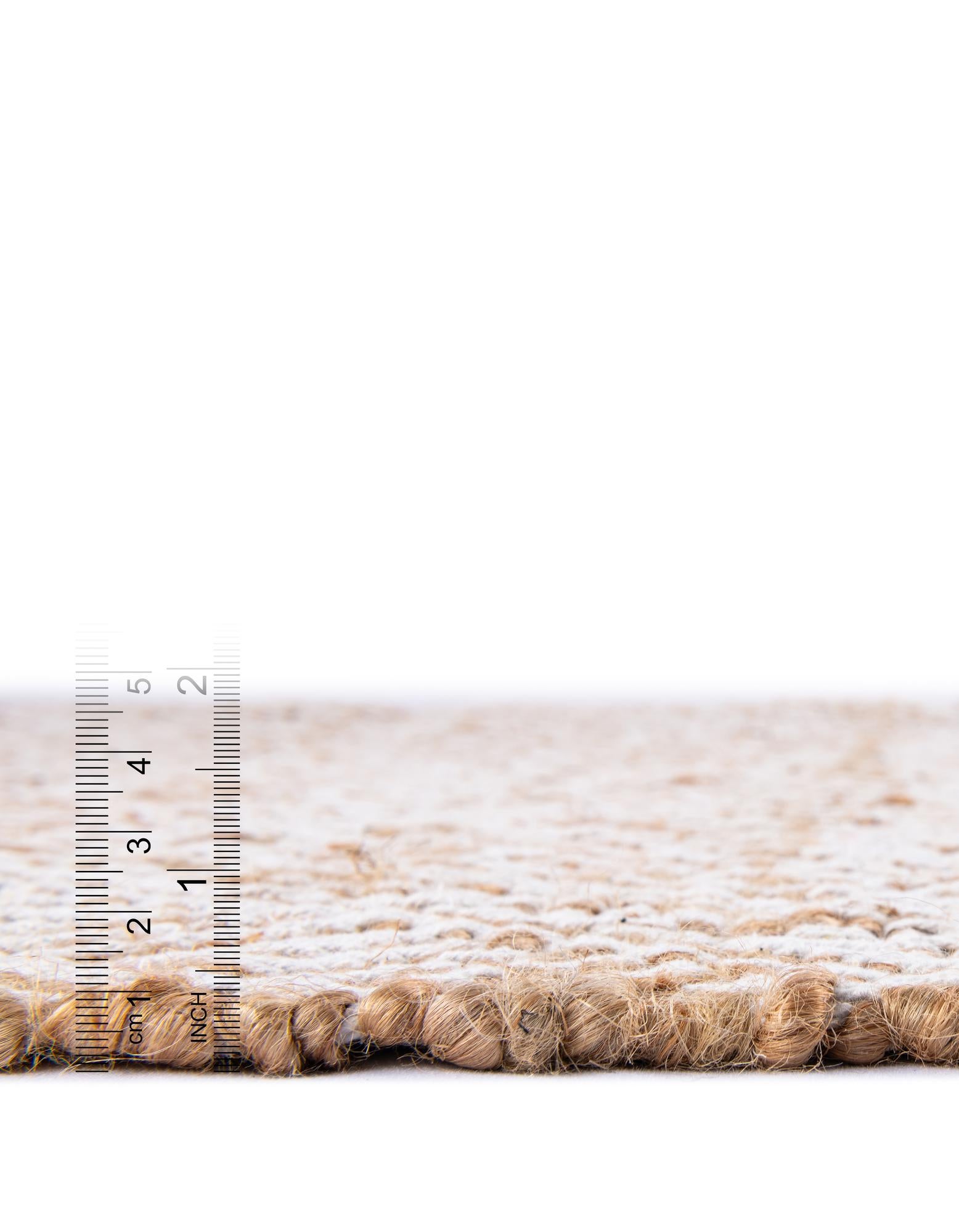 7' 10 x 7' 10 Handmade Braided Jute Square Rug