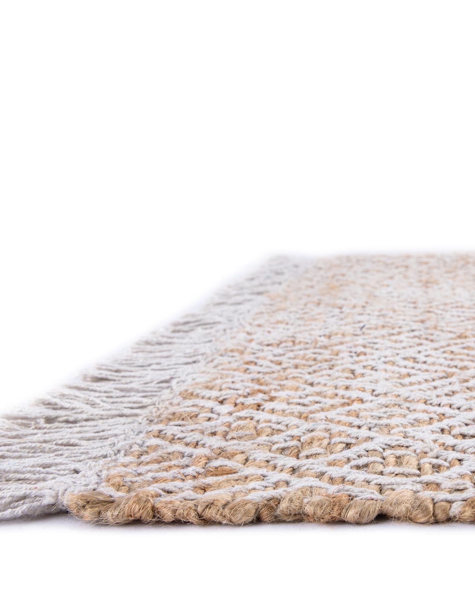 7' 10 x 7' 10 Handmade Braided Jute Square Rug