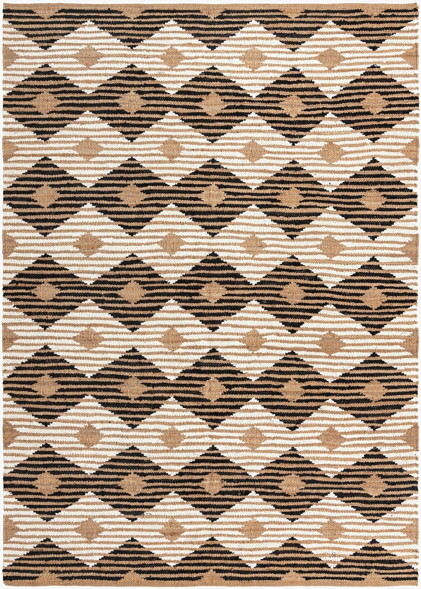 10' x 13' 11  Hand Woven Chindi Jute Rug