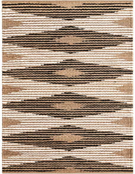 2' 7 x 12' Hand Woven Chindi Jute Runner Rug