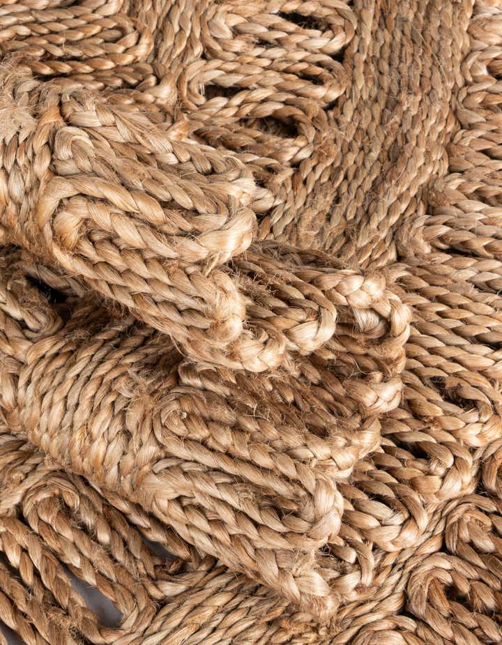 2' 2 x 3' 7 Handmade Braided Jute Hearth Rug