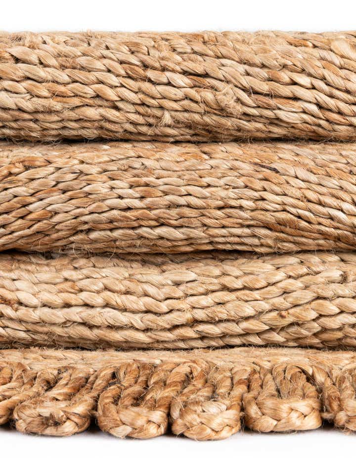 2' 2 x 3' 7 Handmade Braided Jute Hearth Rug