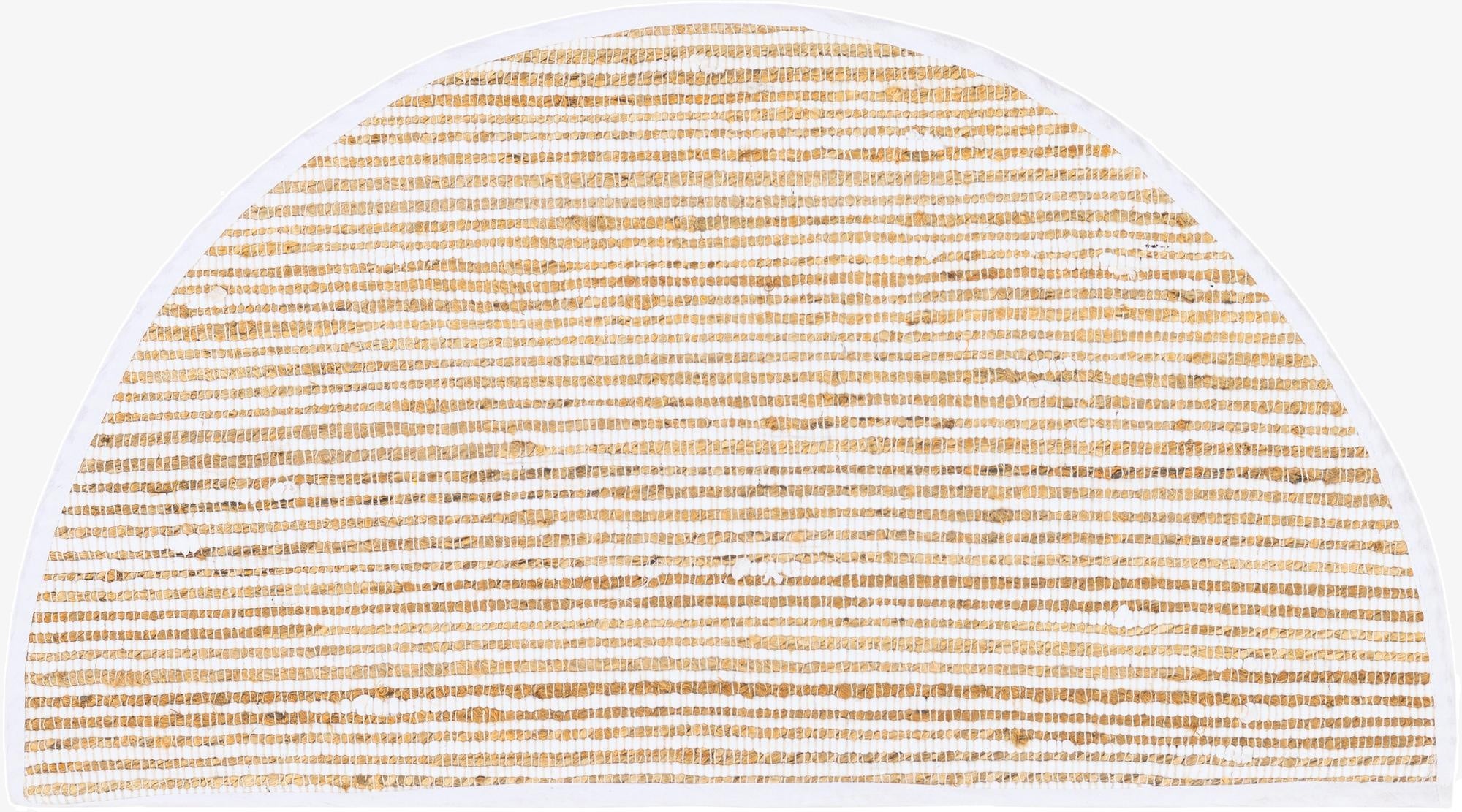 65cm x 110cm  Hand Woven Chindi Jute Chimenea Alfombra